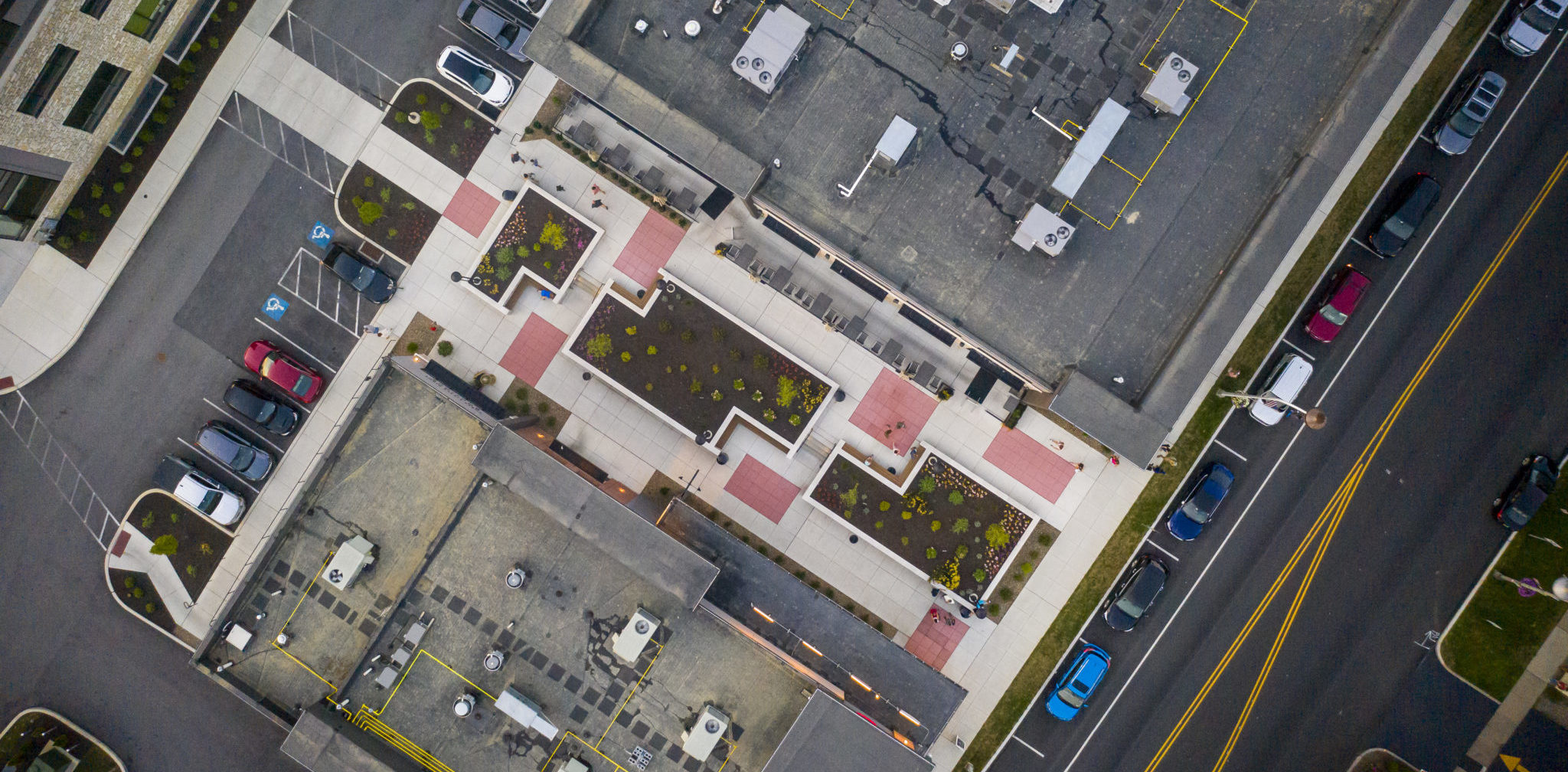 Hershey Towne Square Aerial View Hershey Towne Square aerial view