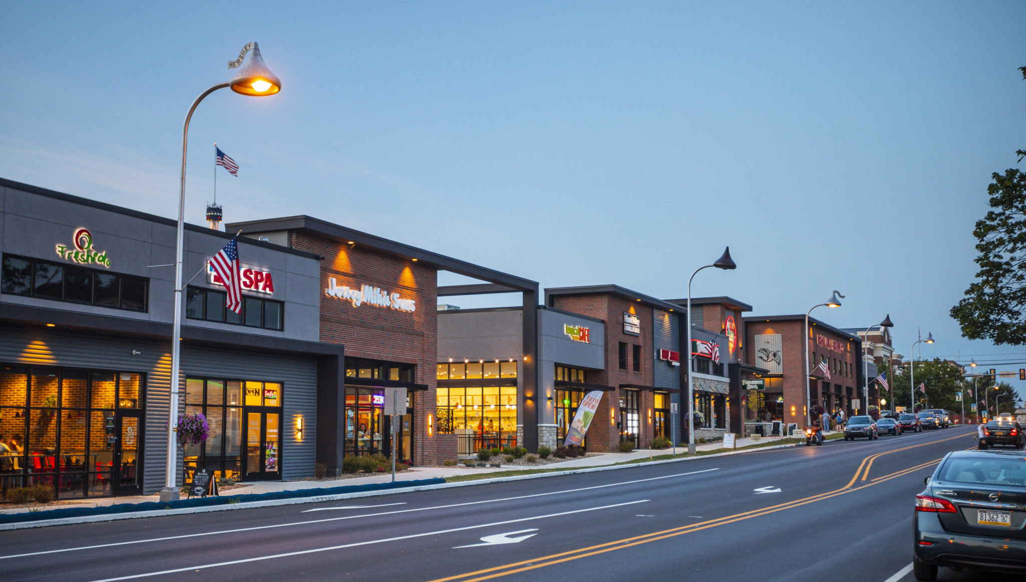 Hershey Towne Square store front exterior