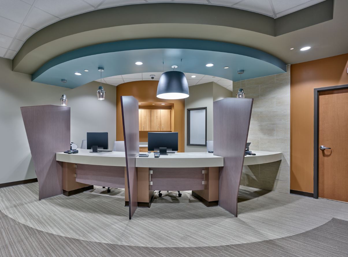 Virtua Tatem Brown Patient Check-In Area Virtua Tatem Brown patient check-in area