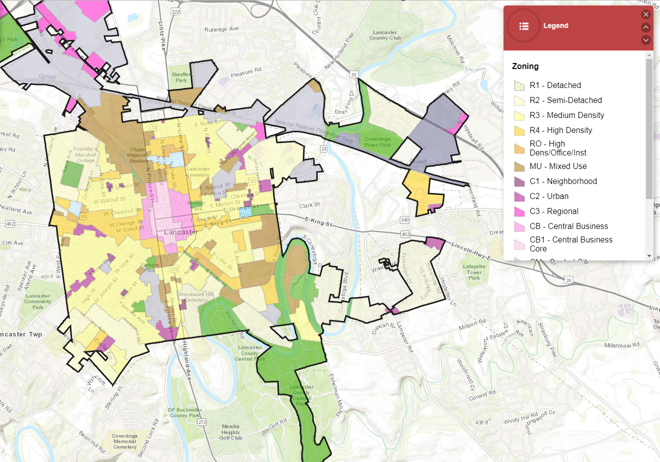 city-of-lancaster-zoning-map