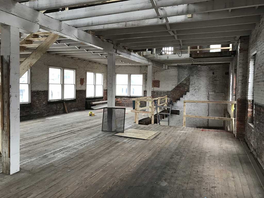 Lititz Shirt Factory Before Image of second floor