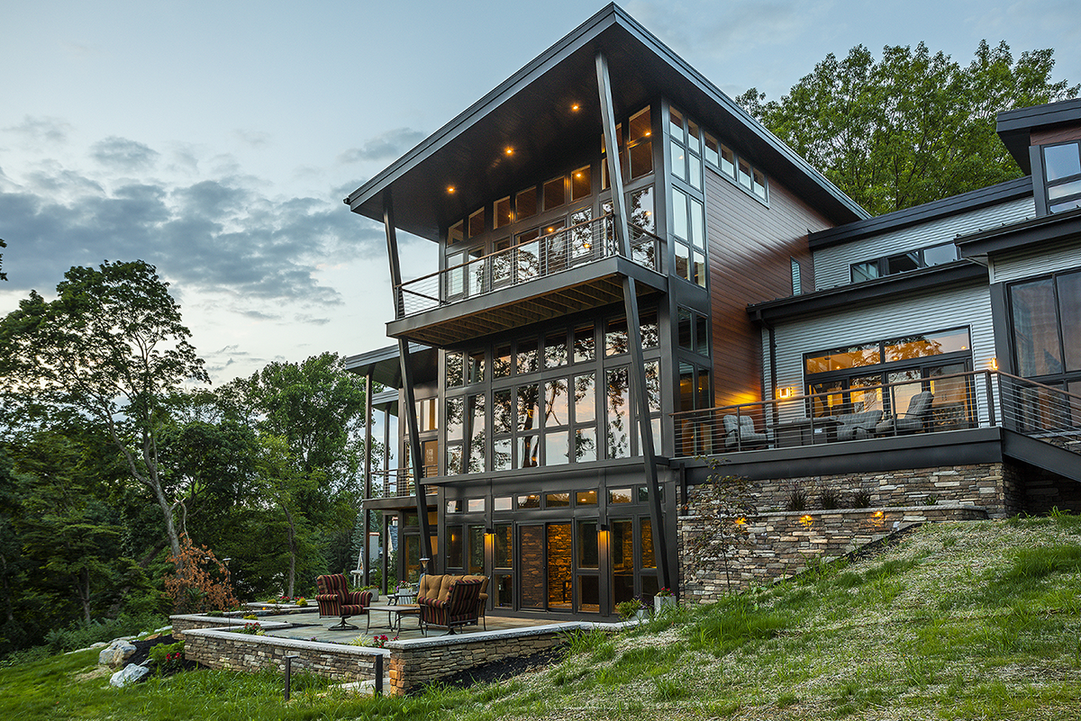 Wooded Hill Estate (Residential) lounge and fire place